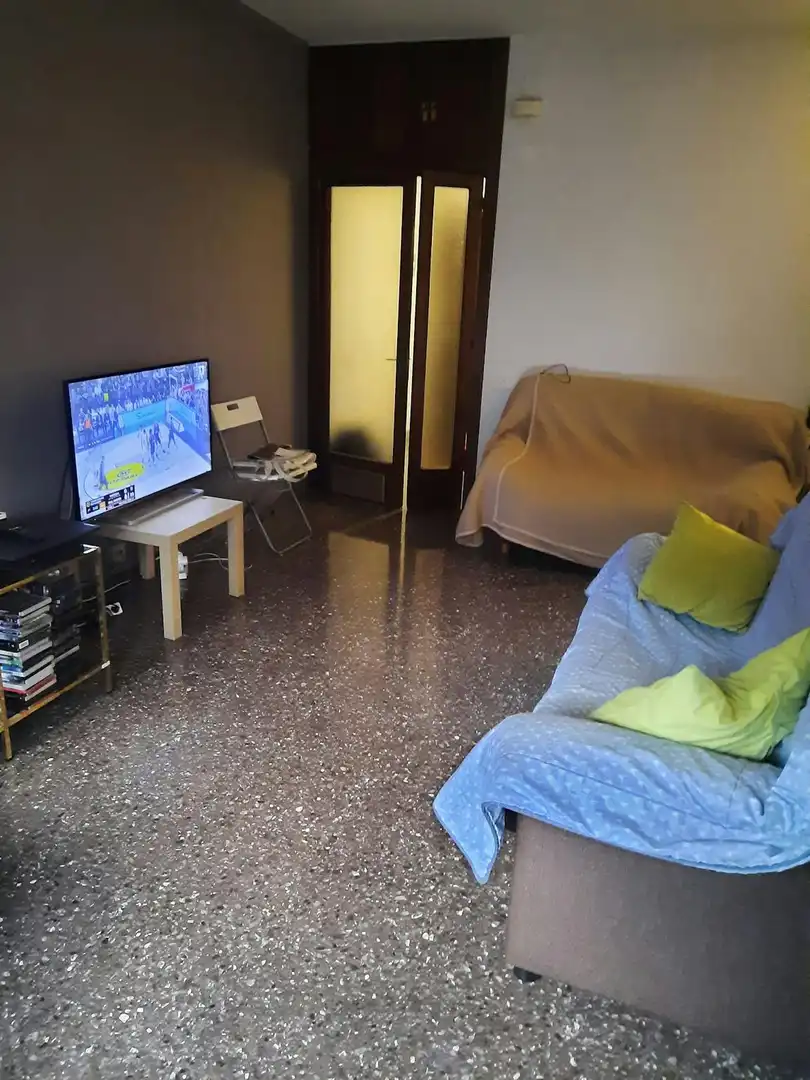 Living room of Flat for share in Gràcia