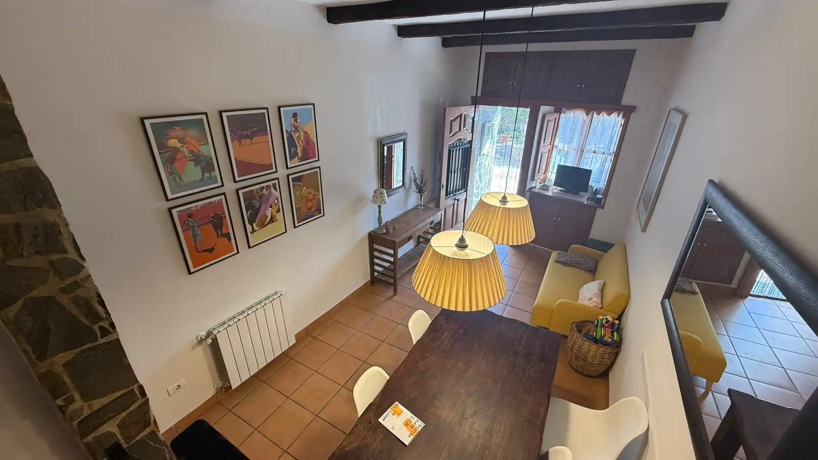 Sala d'estar de Casa o xalet en venda en Ayódar amb Calefacció, Terrassa i Moblat