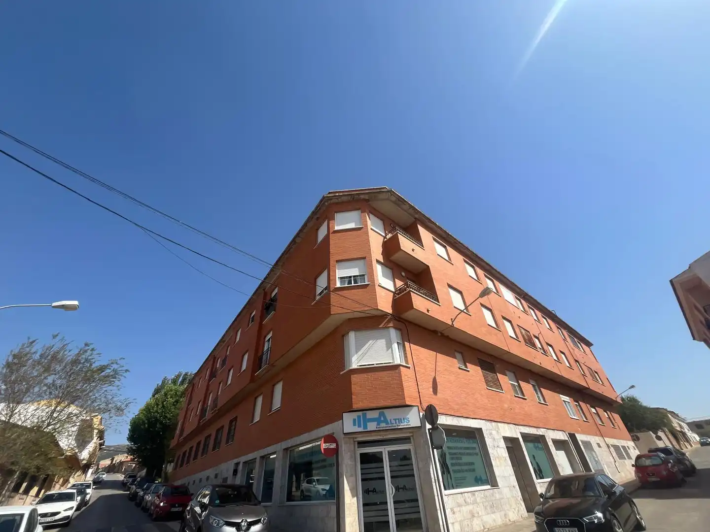 Vista exterior de Planta baja en venta en Villarrubia de los Ojos con Calefacción, Terraza y Amueblado