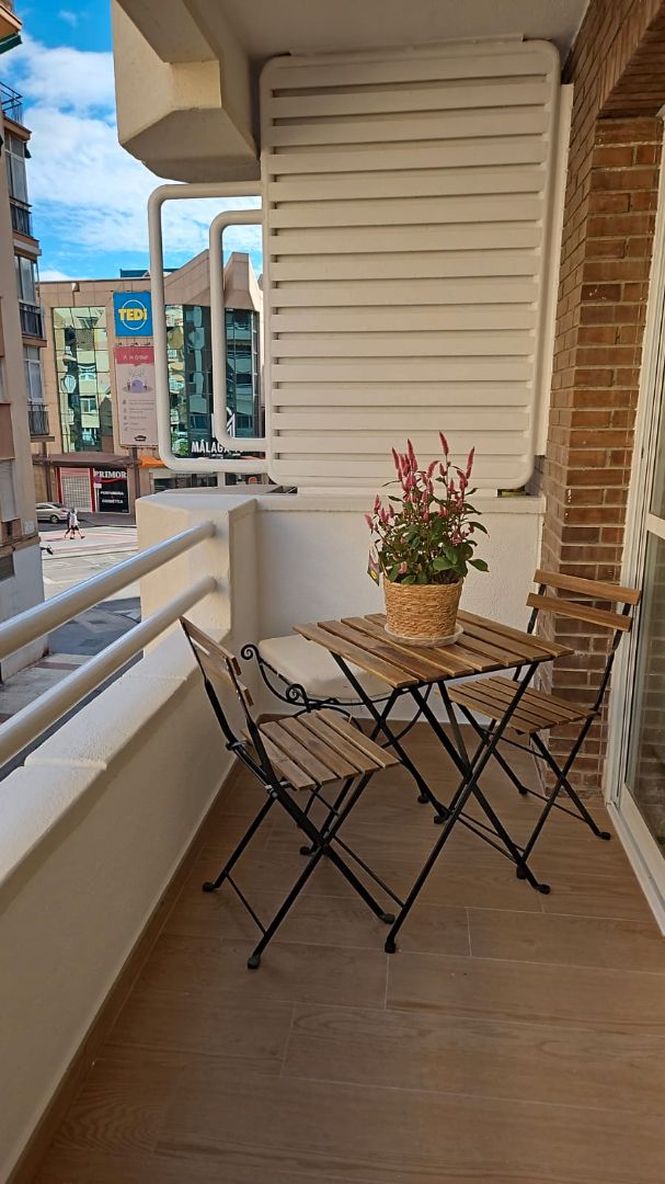 Balcony of Flat to rent in Málaga Capital  with Air Conditioner, Terrace and Furnished