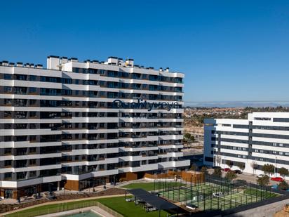 Exterior view of Flat for sale in  Madrid Capital  with Air Conditioner, Heating and Parquet flooring