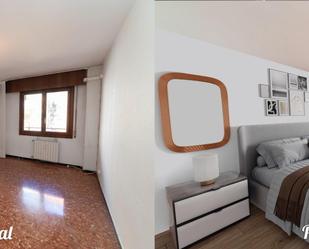 Bedroom of Flat for sale in  Zaragoza Capital  with Air Conditioner, Terrace and Balcony