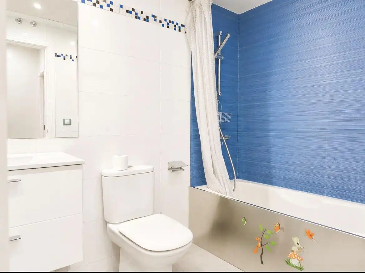Baño de Piso de alquiler en Zaragoza con Aire acondicionado, Calefacción y Parquet
