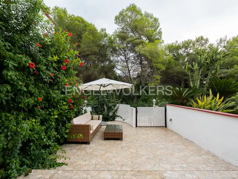 Terrace of Houses for rent in Valencia  with Air Conditioner, Heating and Private garden