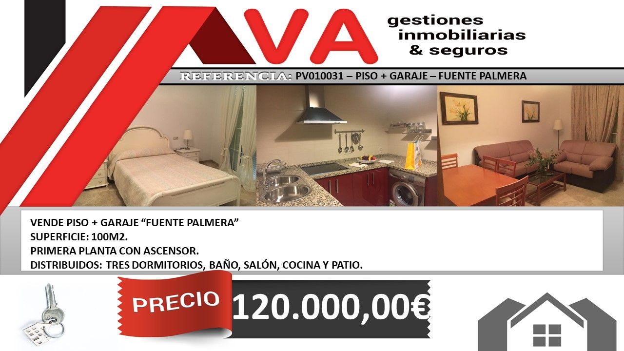 Bedroom of Flat for sale in Fuente Palmera  with Furnished