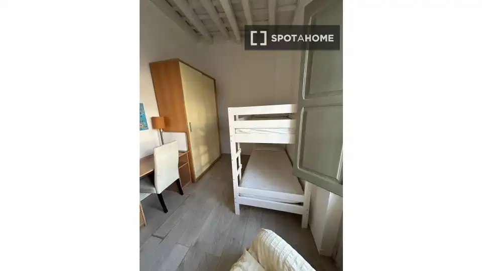 Bedroom of Flat for rent in Mataró  with Air Conditioner, Heating and Furnished