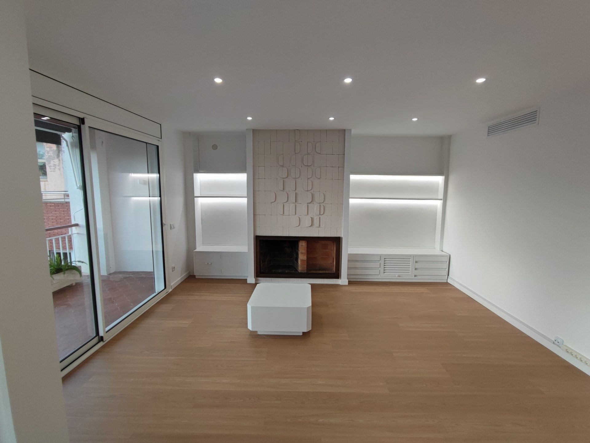 Sala d'estar de Pis de lloguer en Sabadell amb Aire condicionat, Calefacció i Terrassa