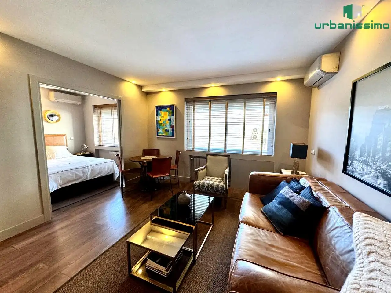 Sala de estar de Apartamento en venta en Madrid con Aire acondicionado, Calefacción y Amueblado