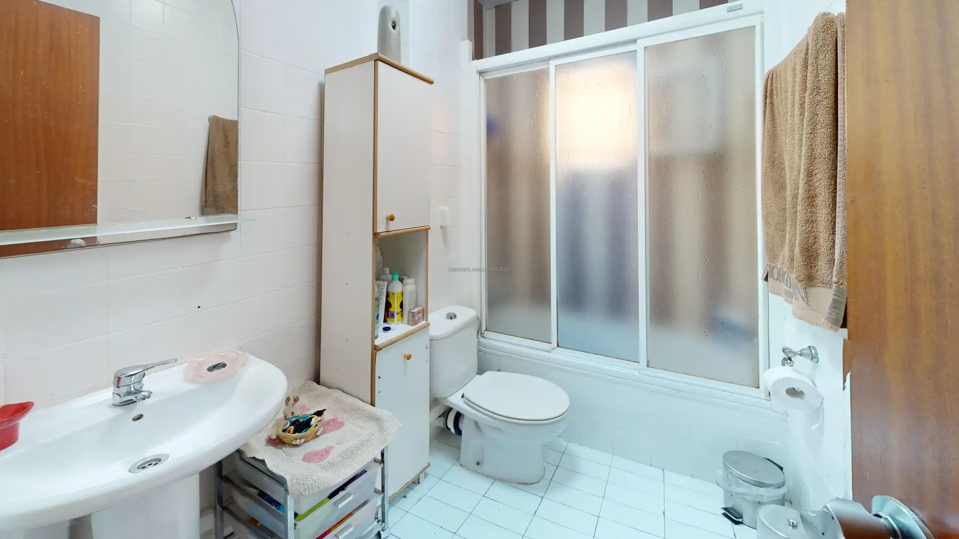Badezimmer von Wohnung zum Verkauf in Eivissa mit Klimaanlage und Terrasse