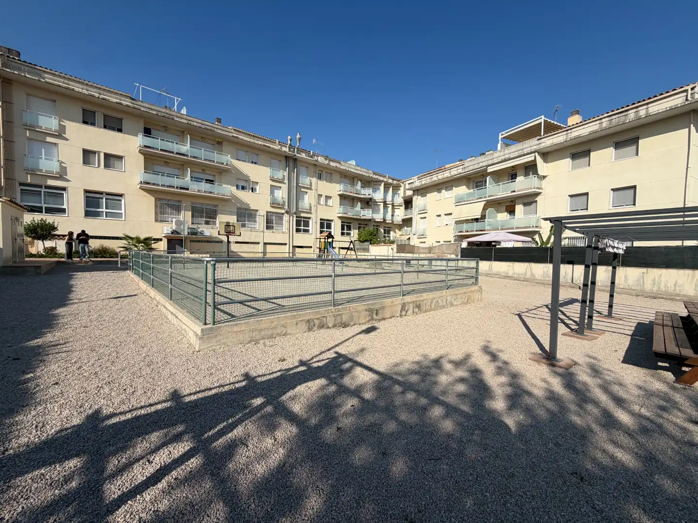 Vista exterior de Pis en venda en Sant Martí Sarroca amb Calefacció, Parquet i Terrassa