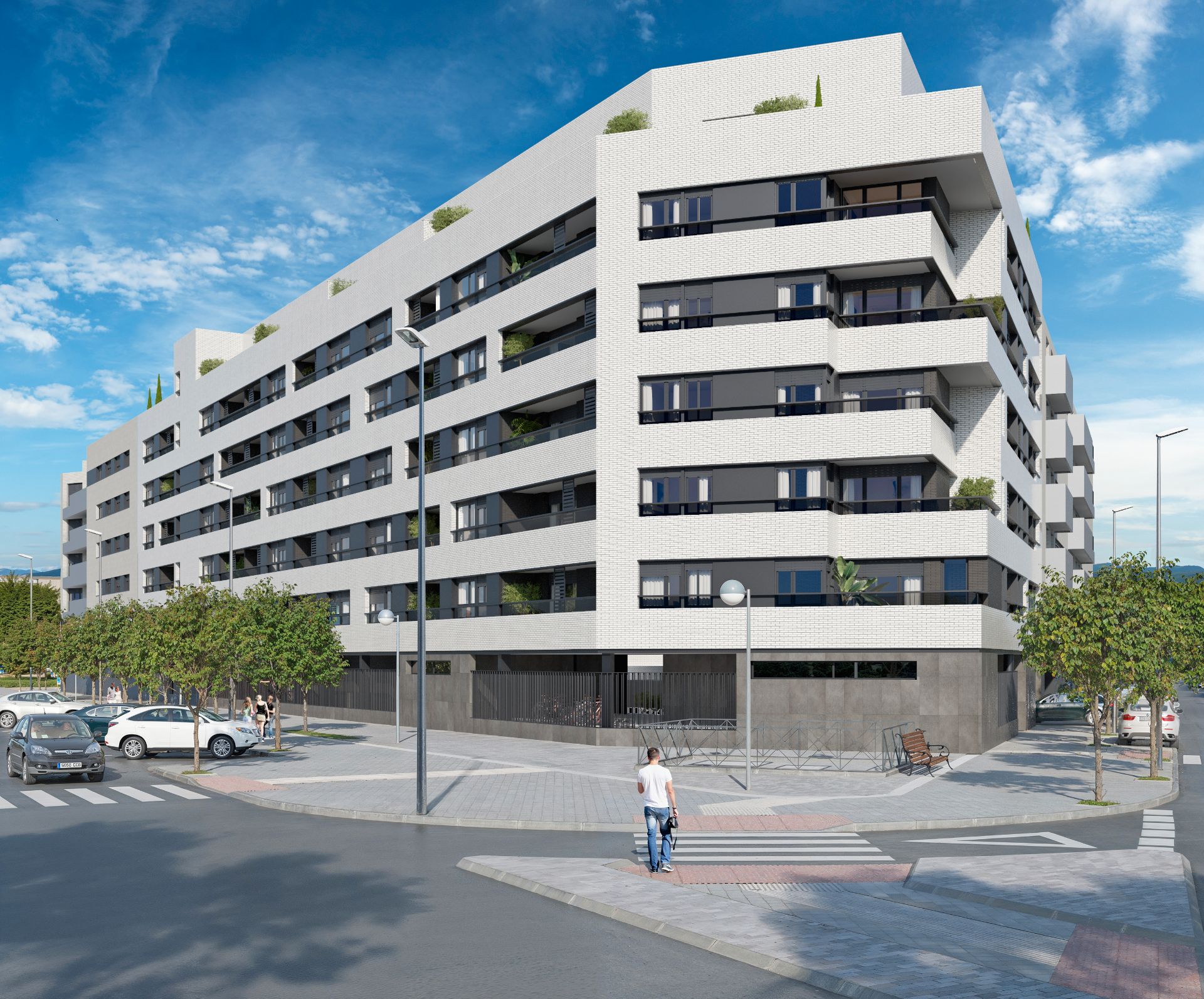 Exterior view of Flat for sale in  Madrid Capital  with Terrace