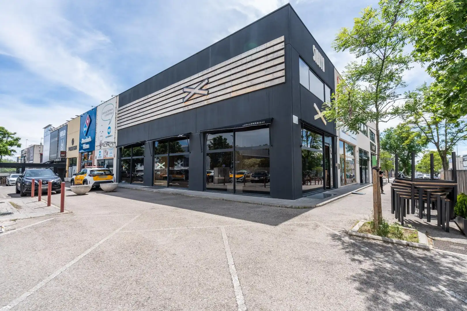 Vista exterior de Planta baja en venta en Las Rozas de Madrid con Aire acondicionado, Calefacción y Jardín privado