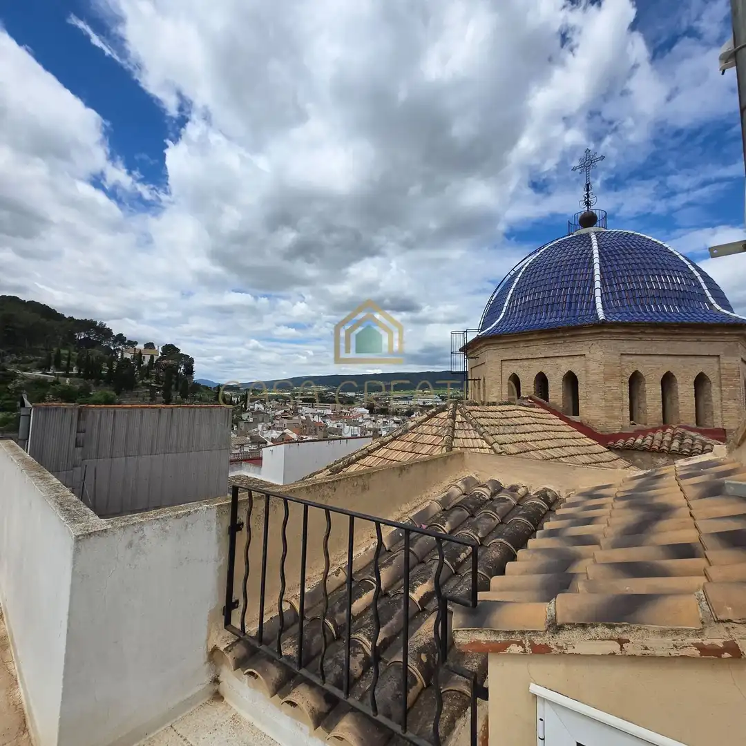 Vista exterior de Casa o xalet en venda en Mogente / Moixent amb Aire condicionat, Terrassa i Traster
