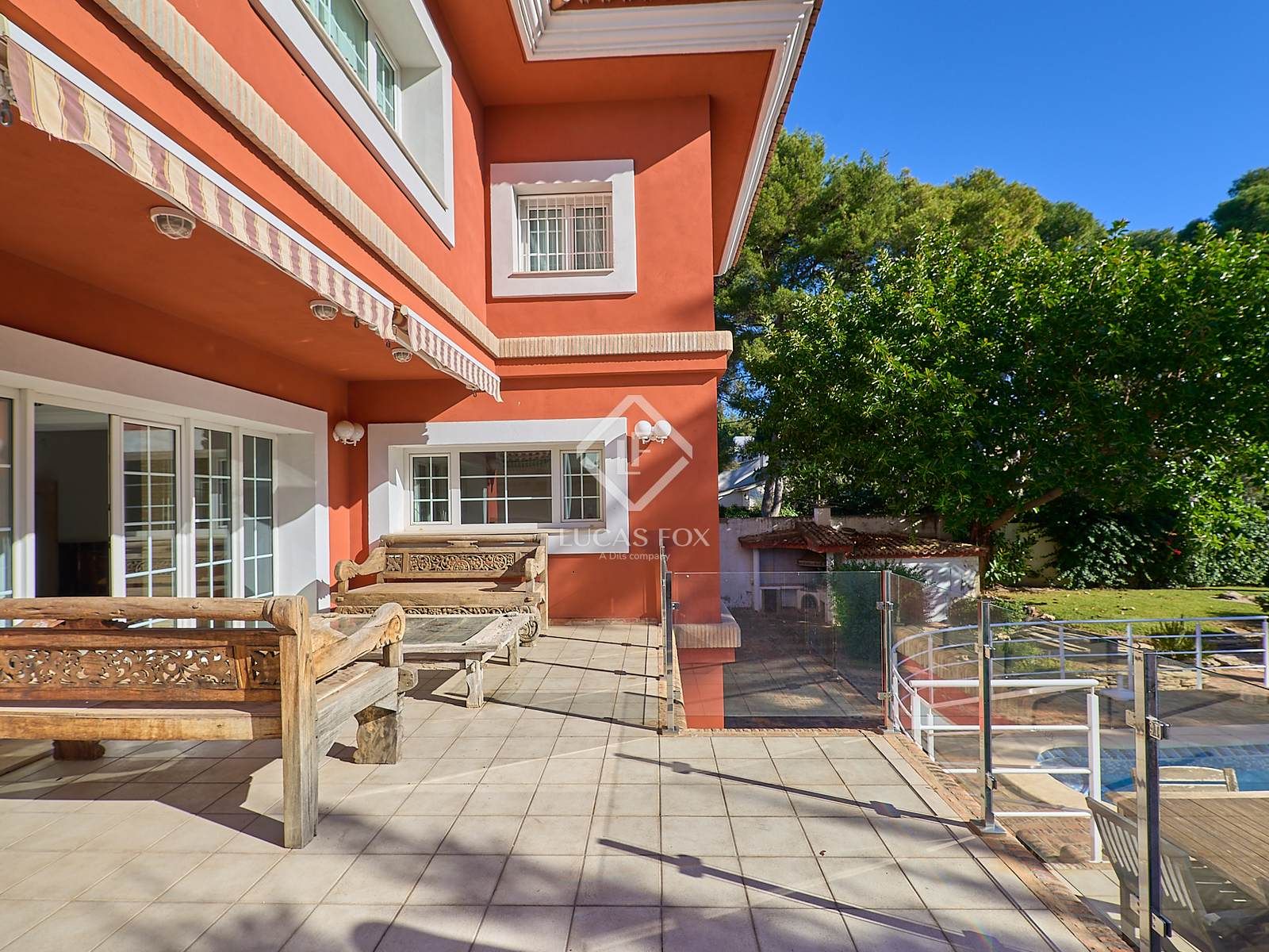 Garden of House or chalet to rent in Godella  with Air Conditioner, Private garden and Parquet flooring