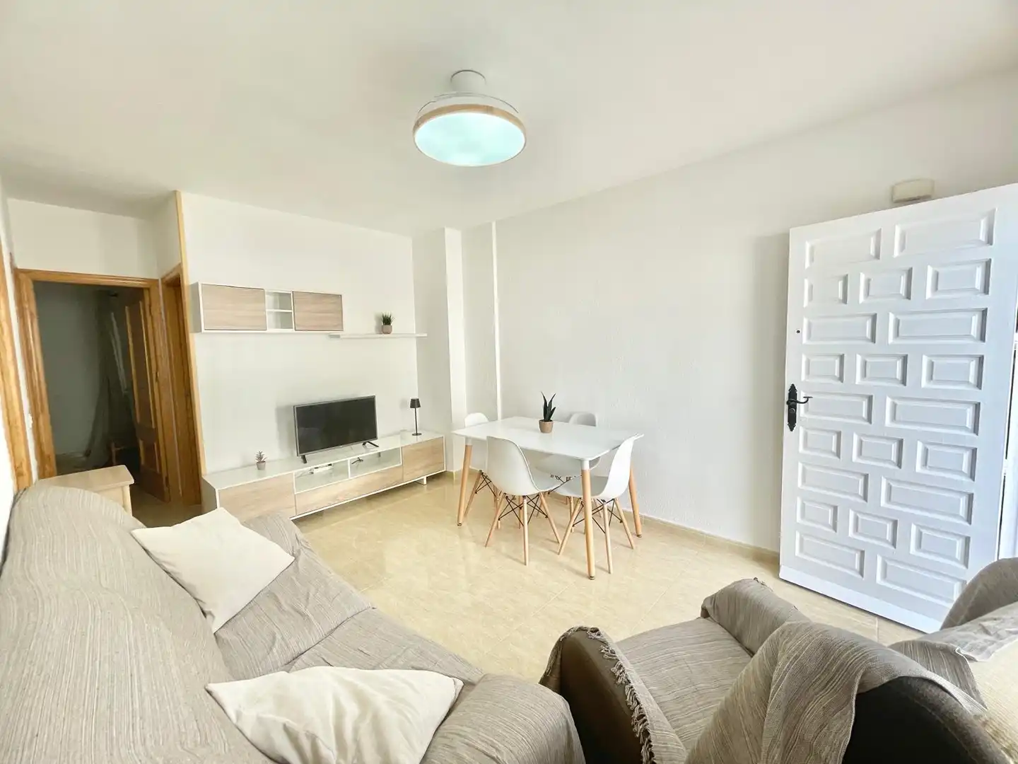 Living room of Detached homes for rent in San Javier  with Air Conditioner, Furnished and Washing machine