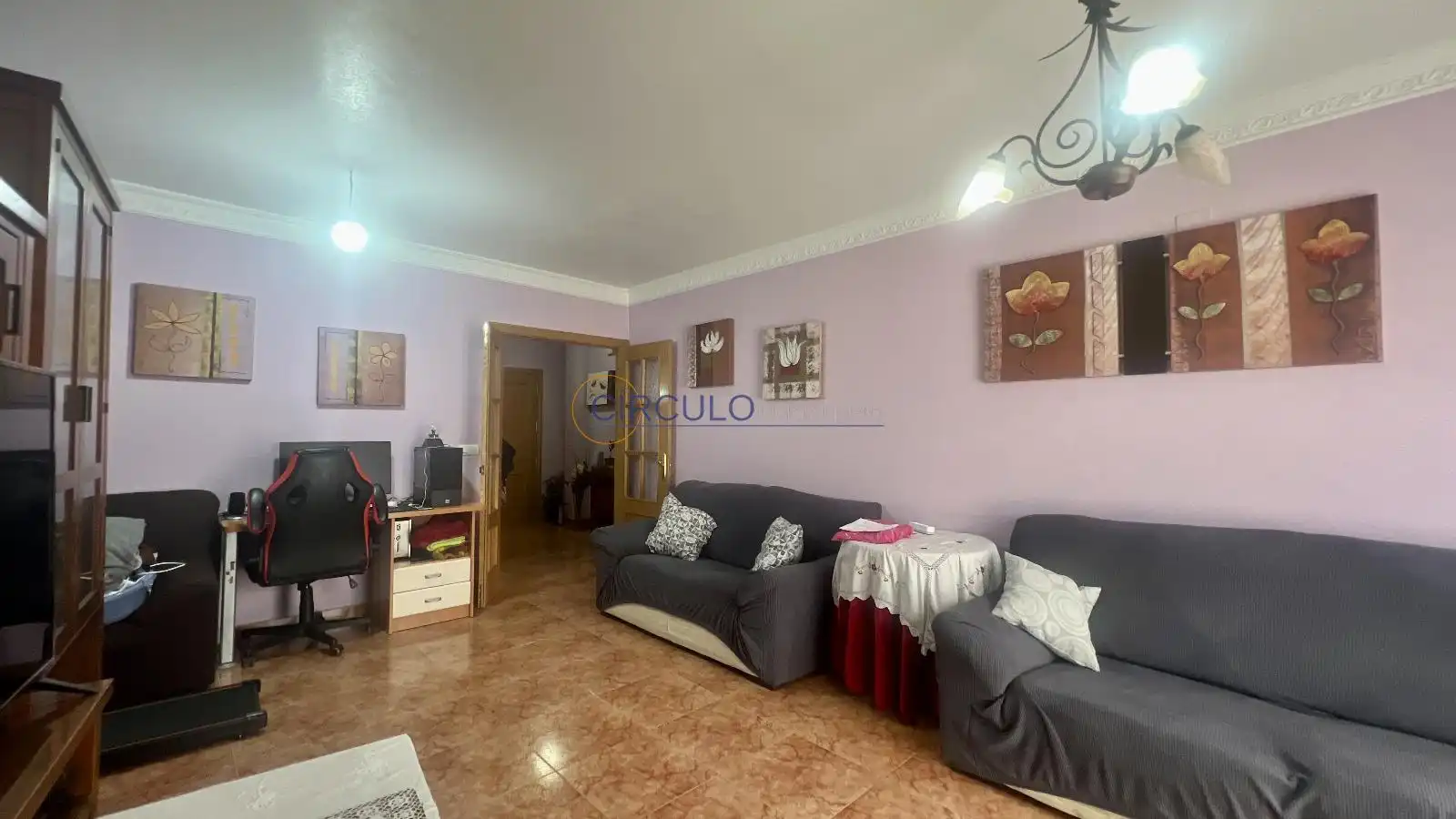Sala de estar de Piso en venta en Lorca con Aire acondicionado y Amueblado