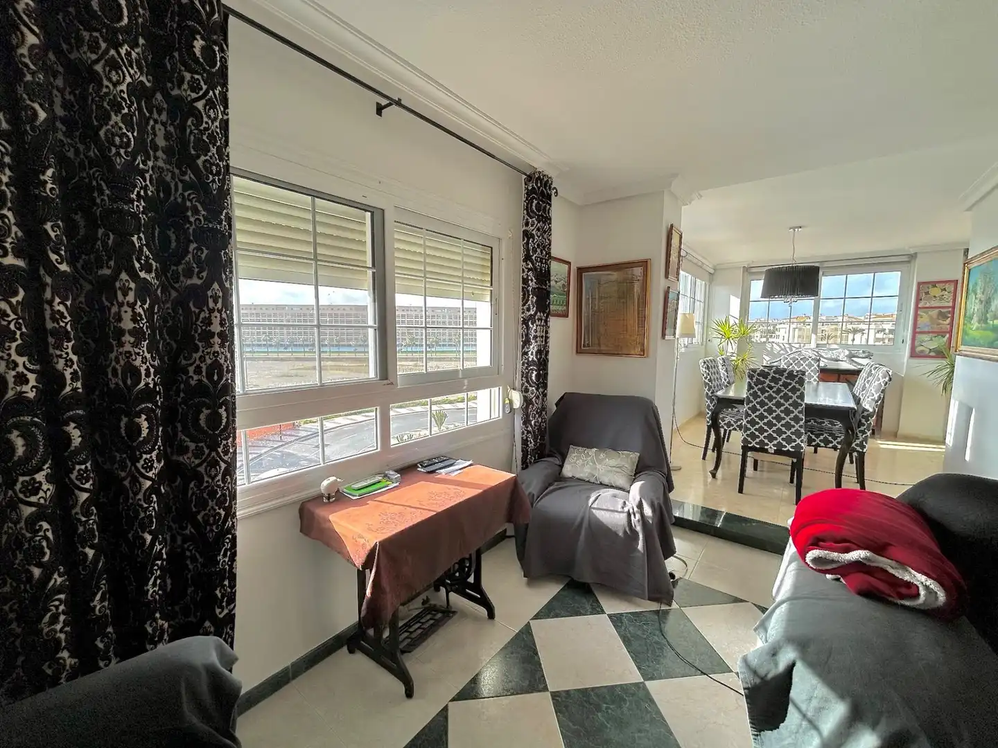 Exterior view of Attic for sale in Roquetas de Mar  with Private garden, Terrace and Furnished