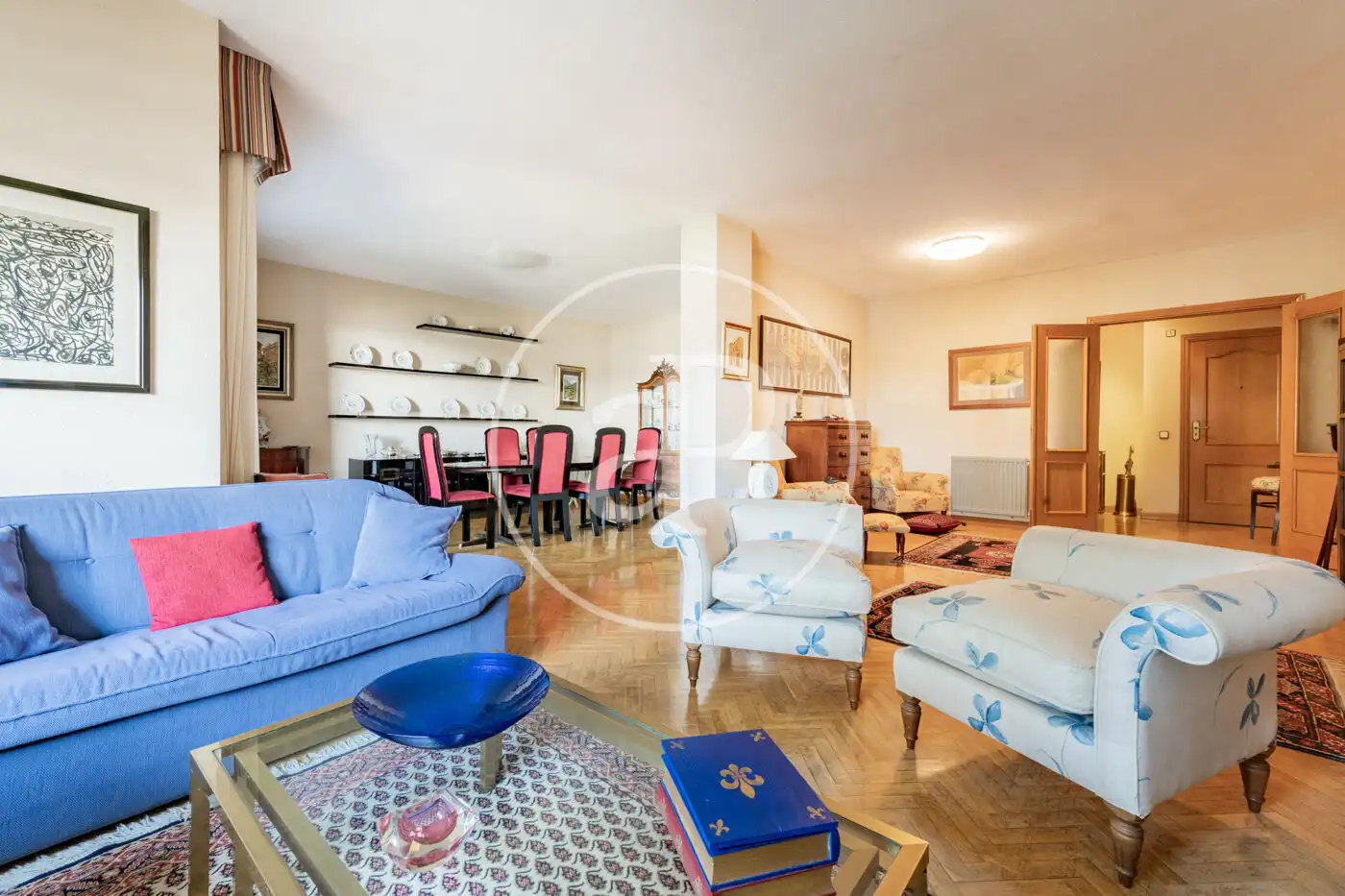 Living room of Flat for sale in Madrid  with Heating, Terrace and Storage room