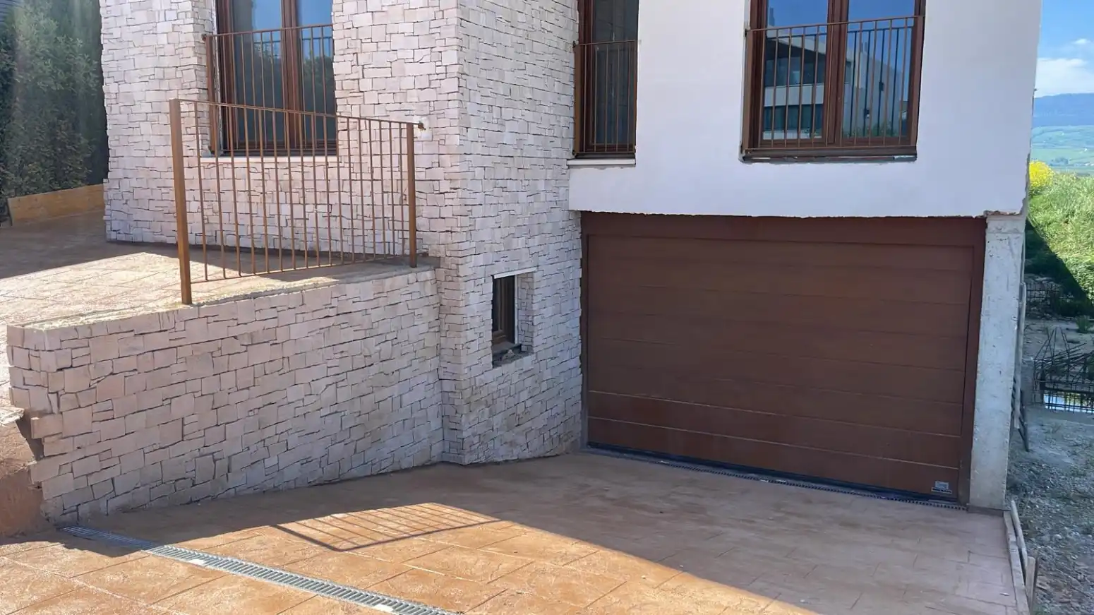 Vista exterior de Casa o chalet en venta en Galar con Calefacción, Jardín privado y Terraza