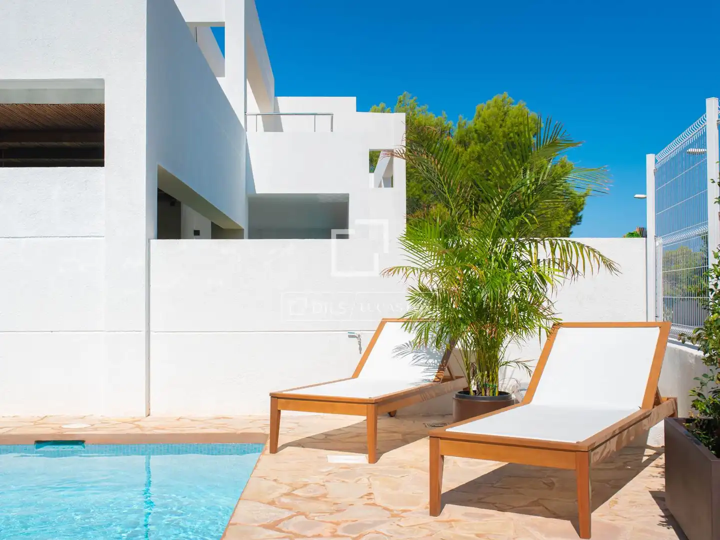 Terrassa de Casa o xalet en venda en Sant Josep de sa Talaia amb Aire condicionat, Jardí privat i Terrassa
