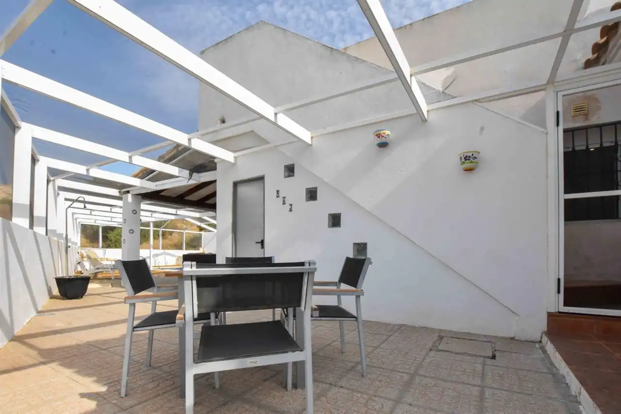 Terraza de Casa o chalet en venta en Huércal-Overa con Aire acondicionado, Piscina y Amueblado