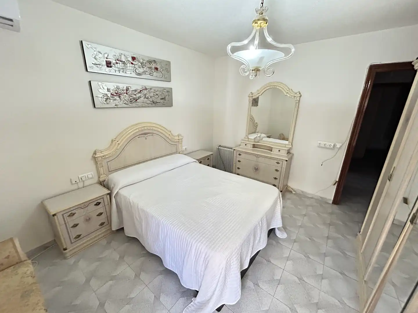 Dormitori de Casa adosada en venda en Almería amb Aire condicionat, Calefacció i Terrassa