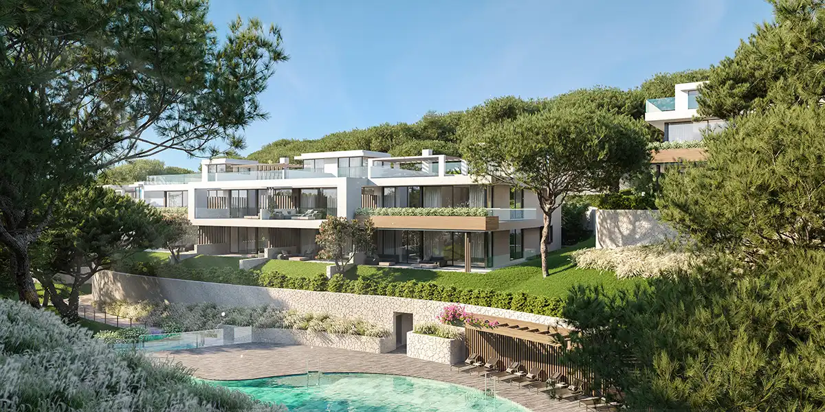 Vista exterior de Pis en venda en Benalmádena amb Aire condicionat, Jardí privat i Terrassa