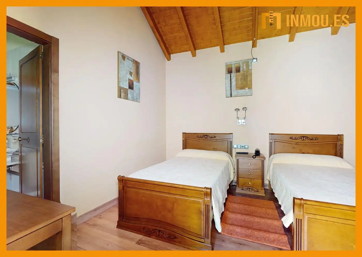 Schlafzimmer von Haus oder Chalet zum Verkauf in O Irixo mit Heizung