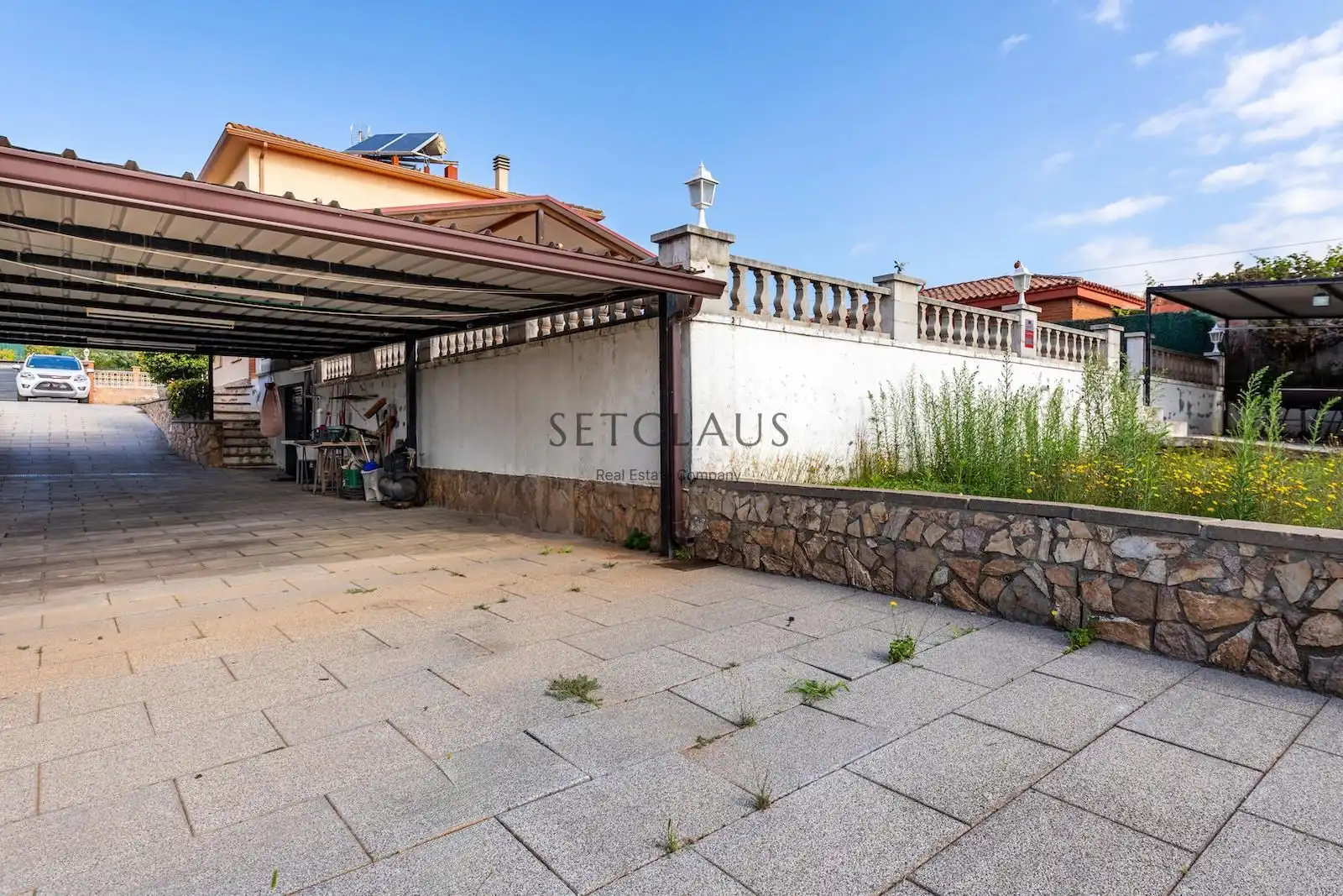 Vista exterior de Casa o xalet en venda en Fogars de la Selva amb Calefacció, Jardí privat i Terrassa