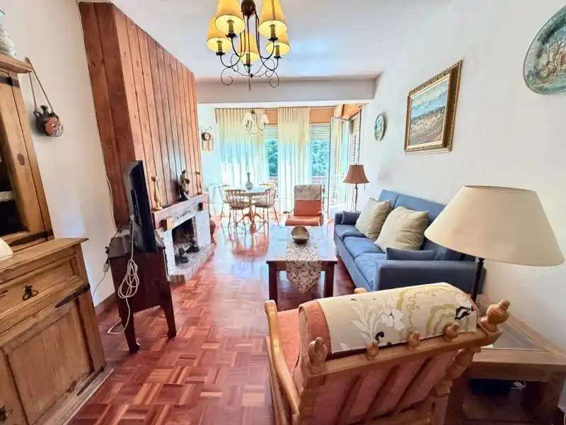 Living room of Flat for sale in El Espinar  with Heating, Parquet flooring and Terrace