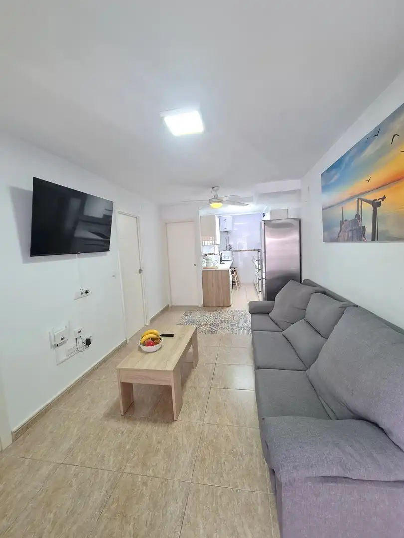 Sala de estar de Casa o chalet de alquiler en Santa Pola con Aire acondicionado, Jardín privado y Trastero