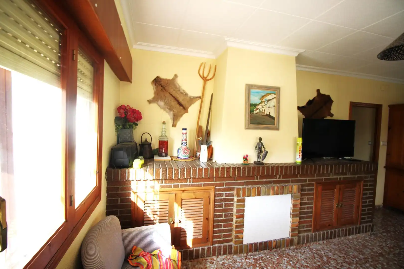 Sala de estar de Casa o chalet en venta en Alicante / Alacant con Aire acondicionado, Terraza y Piscina