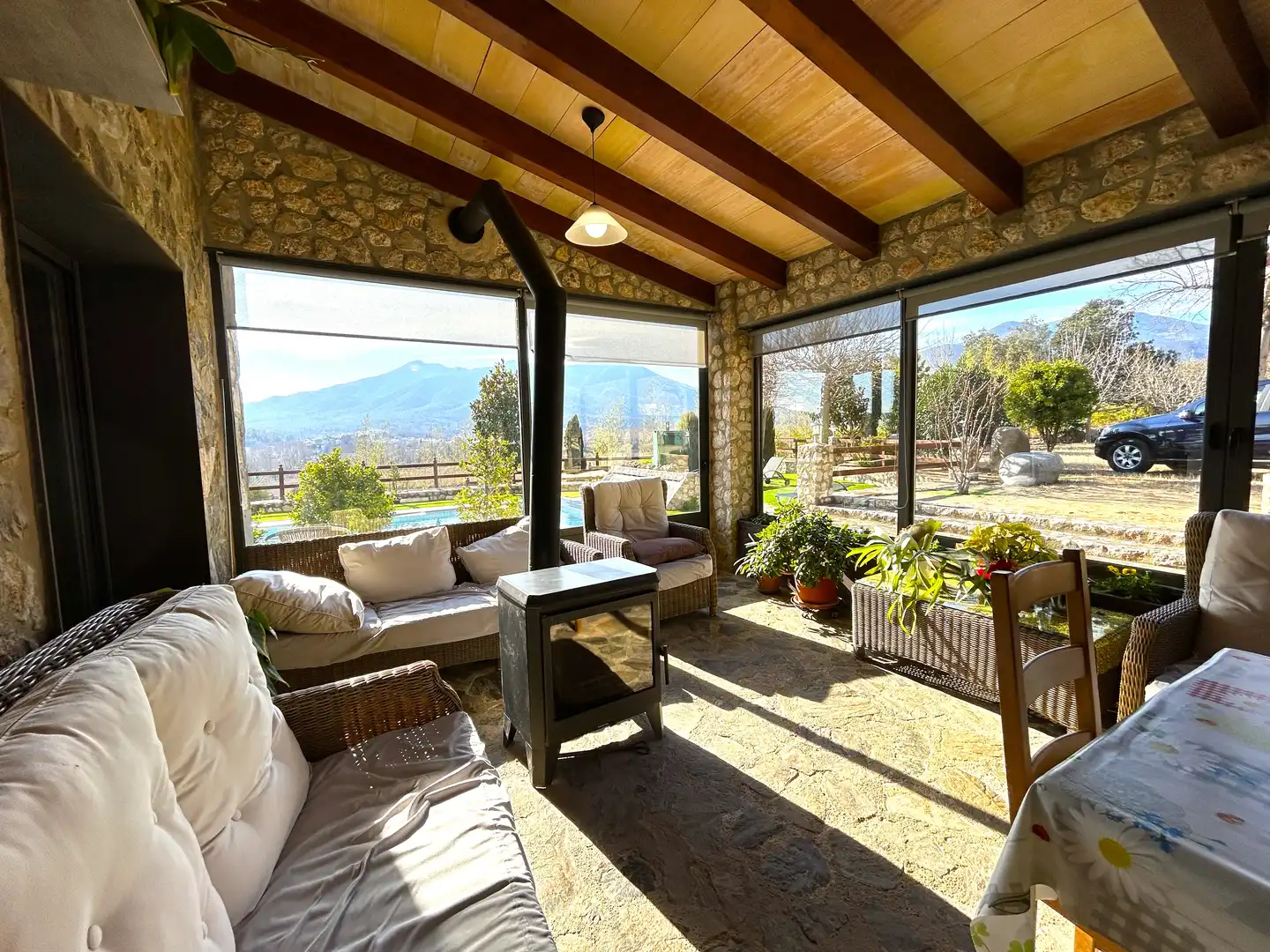 Terraza de Casa o chalet en venta en Sant Julià del Llor i Bonmatí con Aire acondicionado, Jardín privado y Terraza