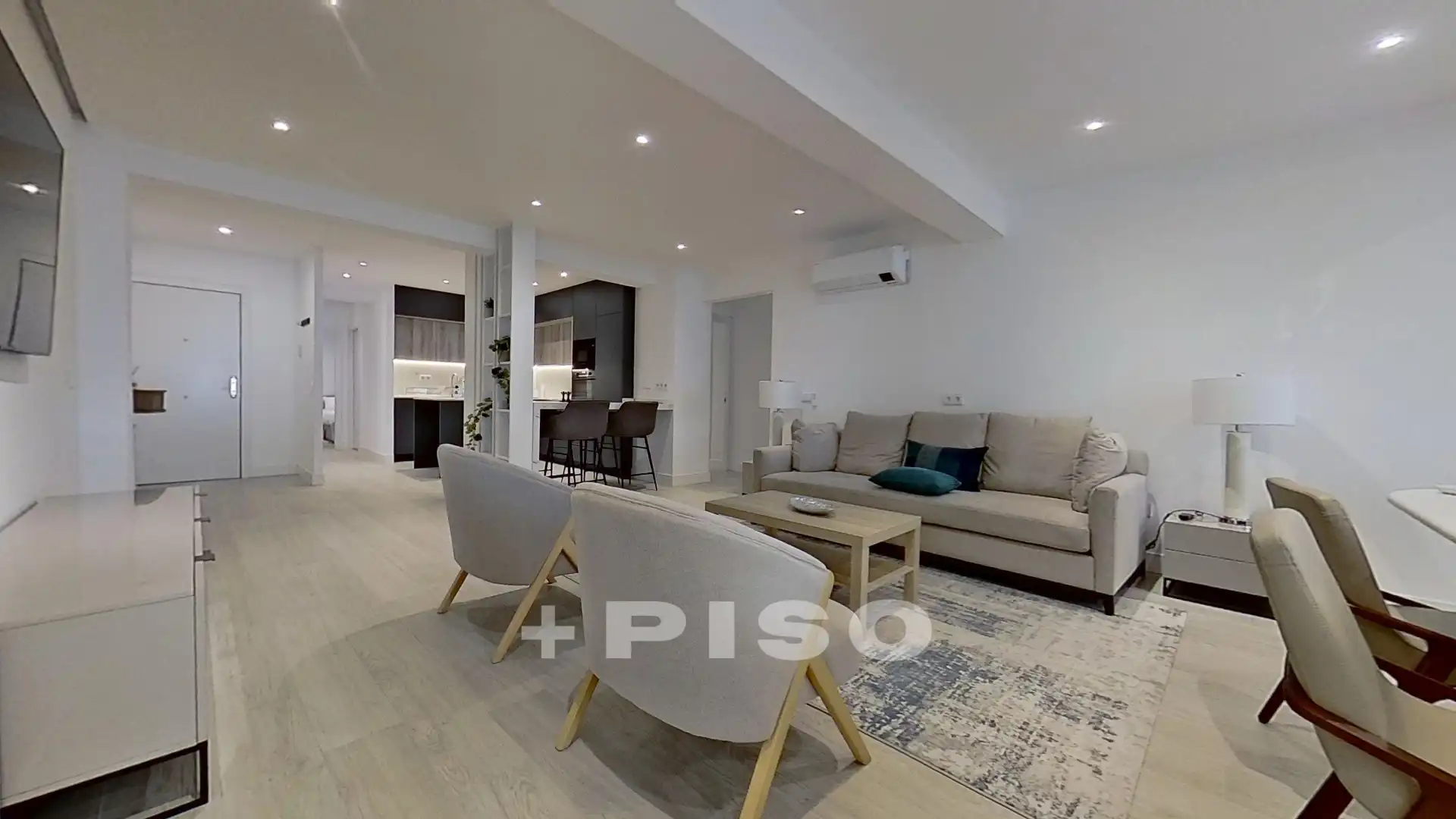Sala d'estar de Pis en venda en Madrid amb Aire condicionat, Calefacció i Parquet