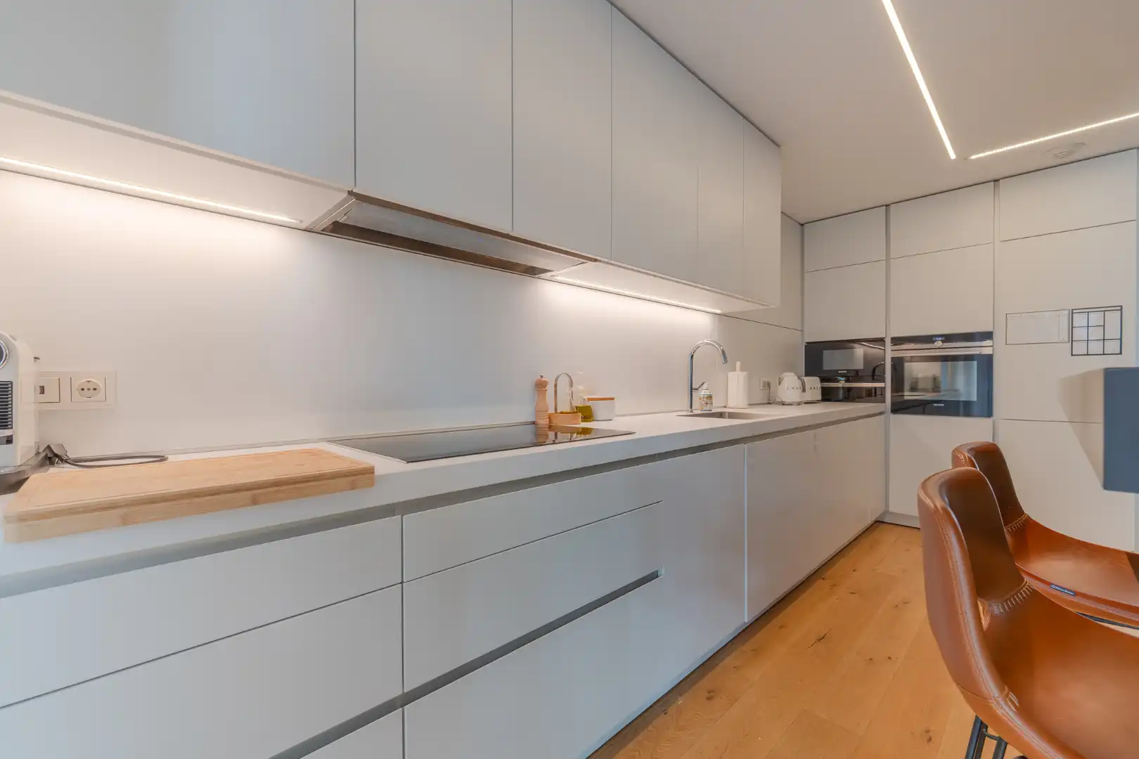 Kitchen of Flat for sale in Girona  with Air Conditioner, Heating and Parquet flooring