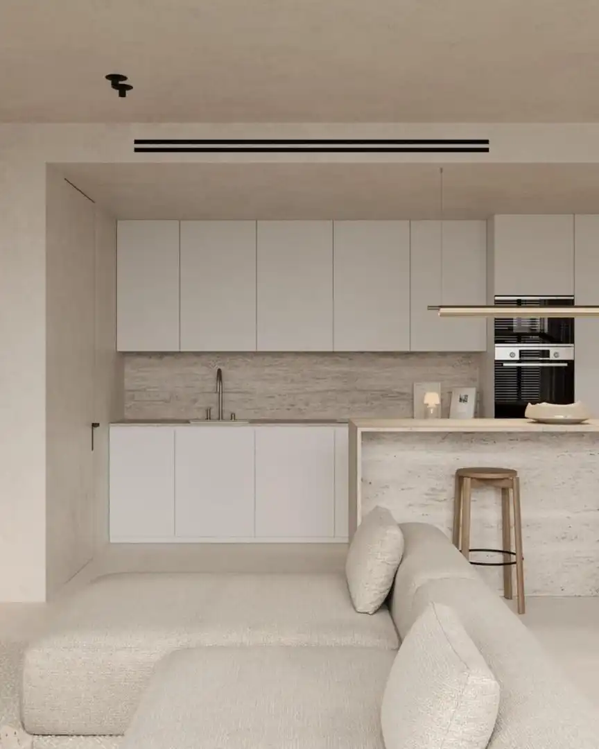 Cuina de Apartament de lloguer en Marbella amb Aire condicionat, Calefacció i Terrassa