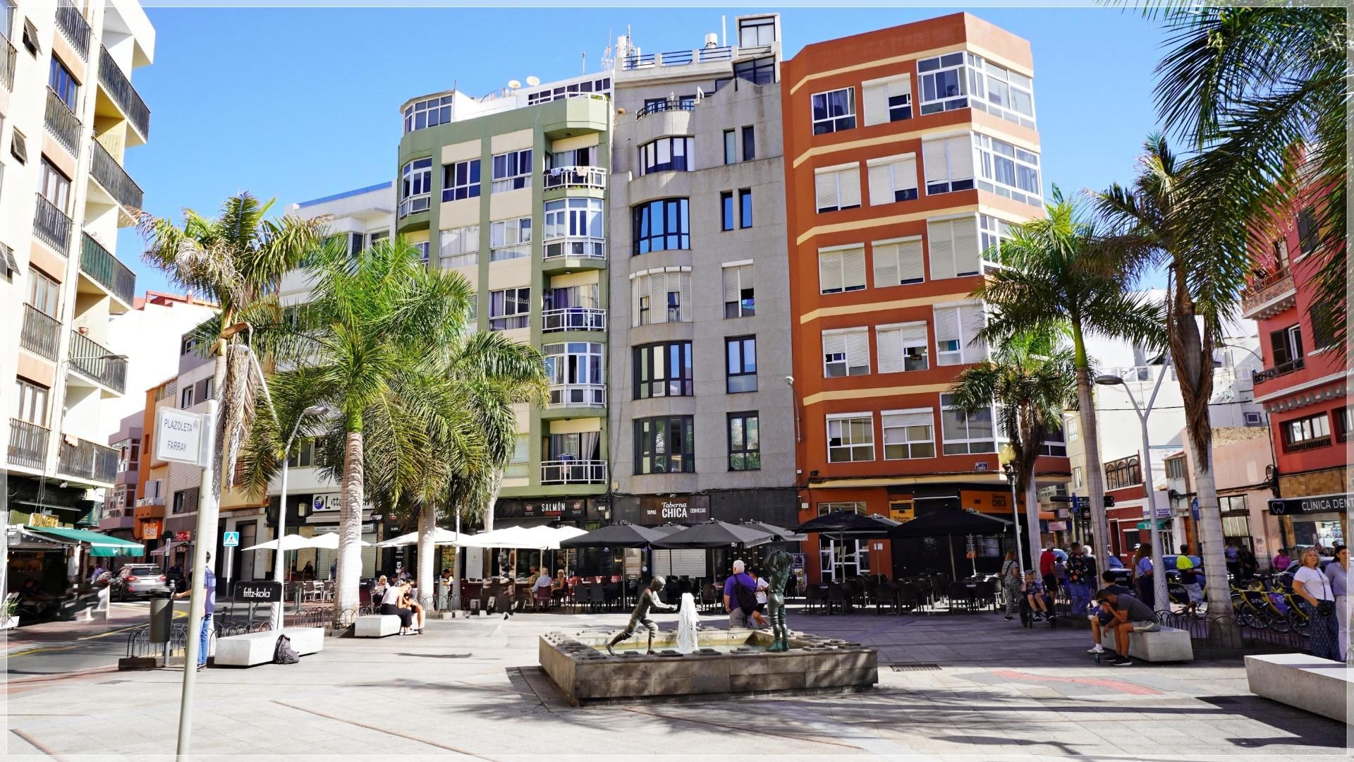 Vista exterior de Pis de lloguer en Las Palmas de Gran Canaria amb Aire condicionat