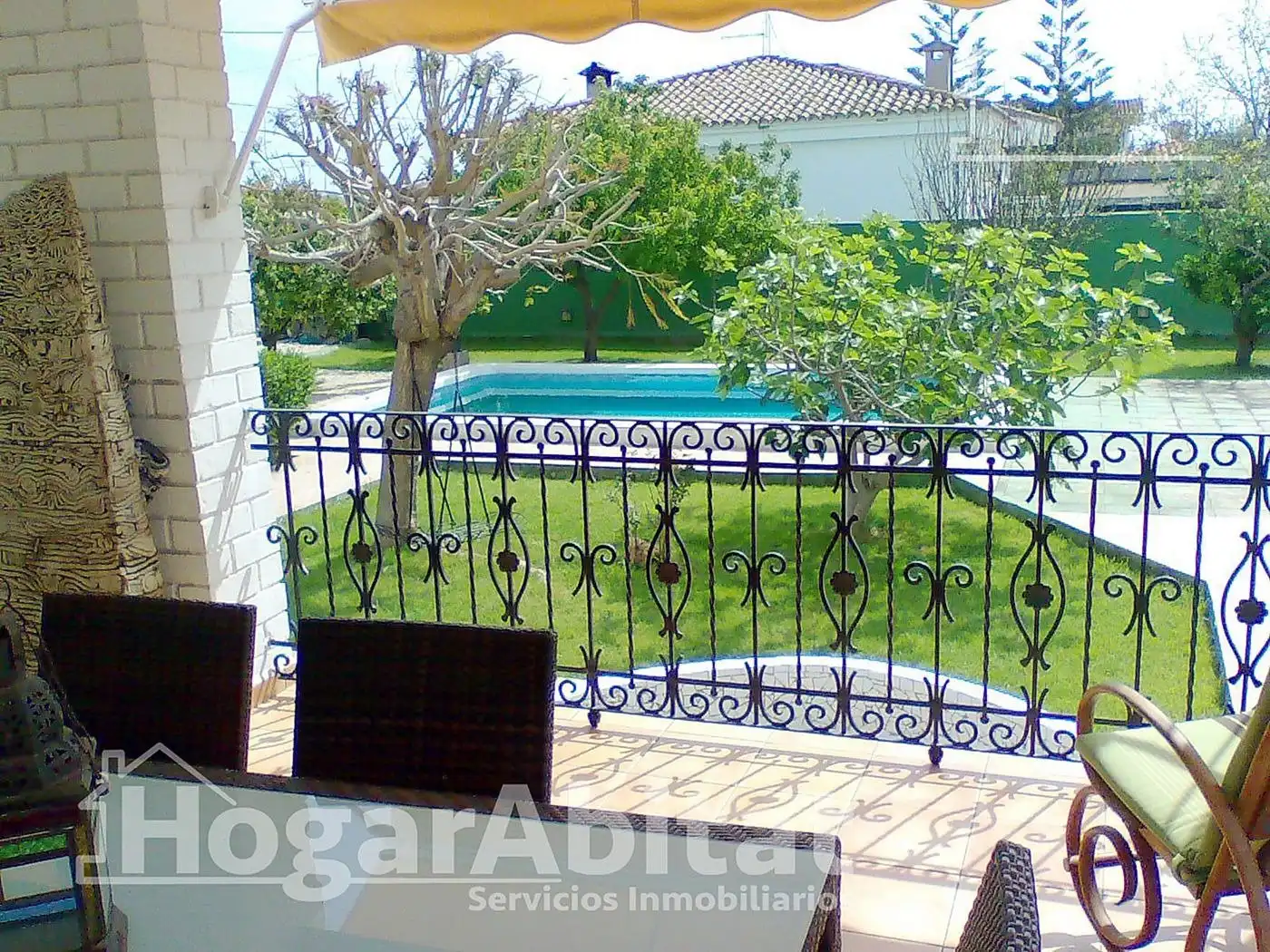 Garten von Haus oder Chalet zum Verkauf in Castellón de la Plana / Castelló de la Plana mit Terrasse, Abstellraum und Schwimmbad