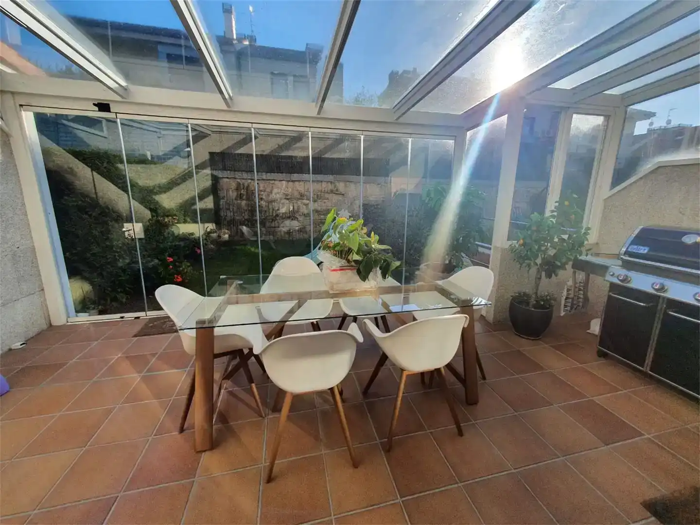 Terrassa de Pis en venda en Vigo  amb Jardí privat, Parquet i Balcó