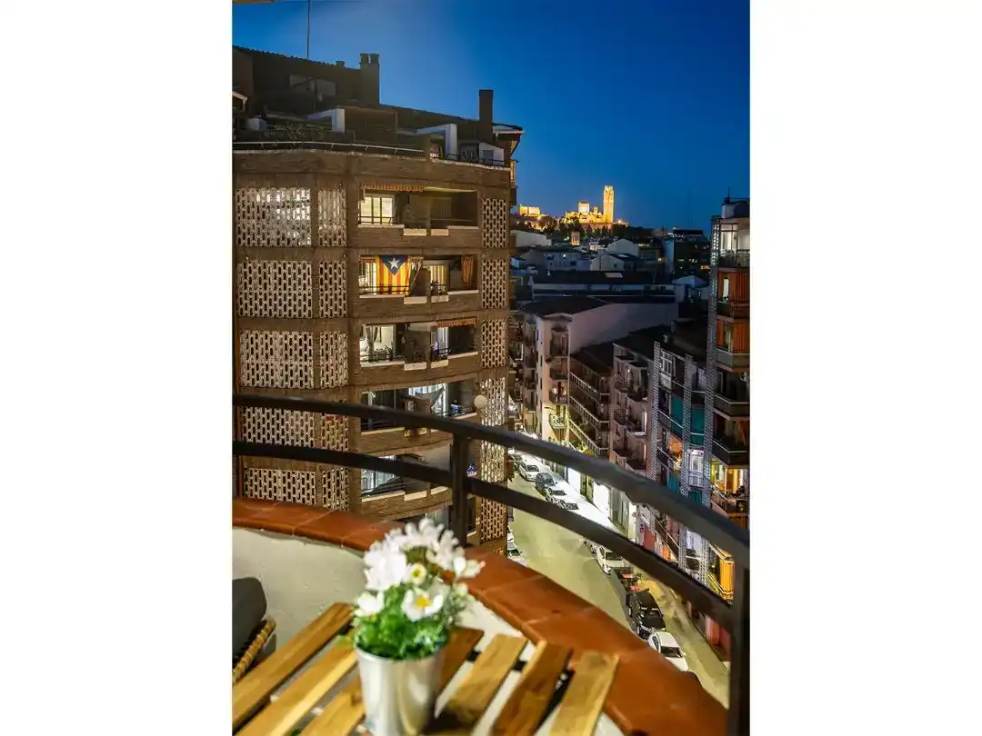 Terrace of Flat for sale in  Lleida Capital  with Air Conditioner and Balcony
