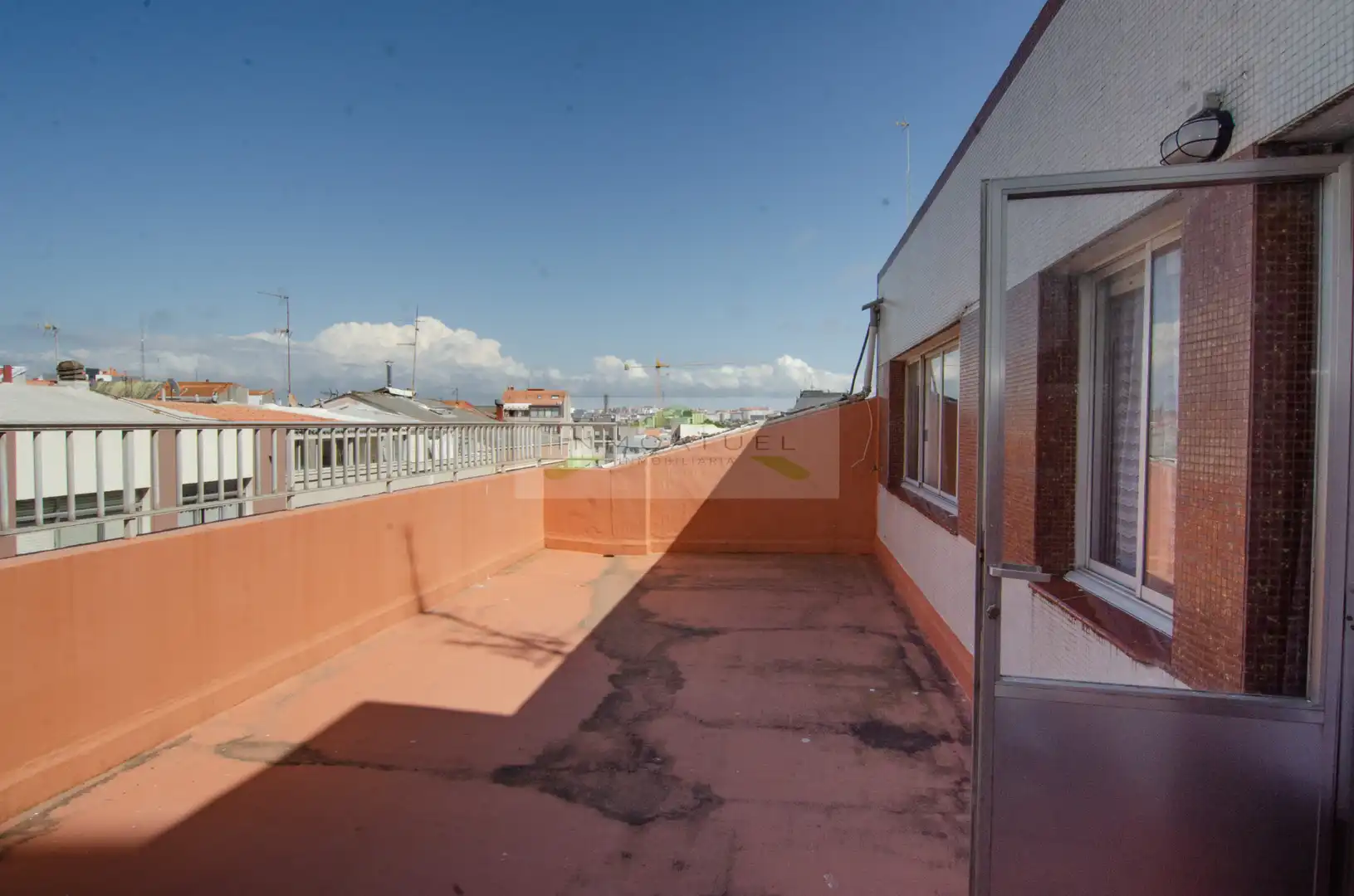 Terrasse von Wohnung zur Miete in A Coruña Capital  mit Heizung, Parkett und Terrasse