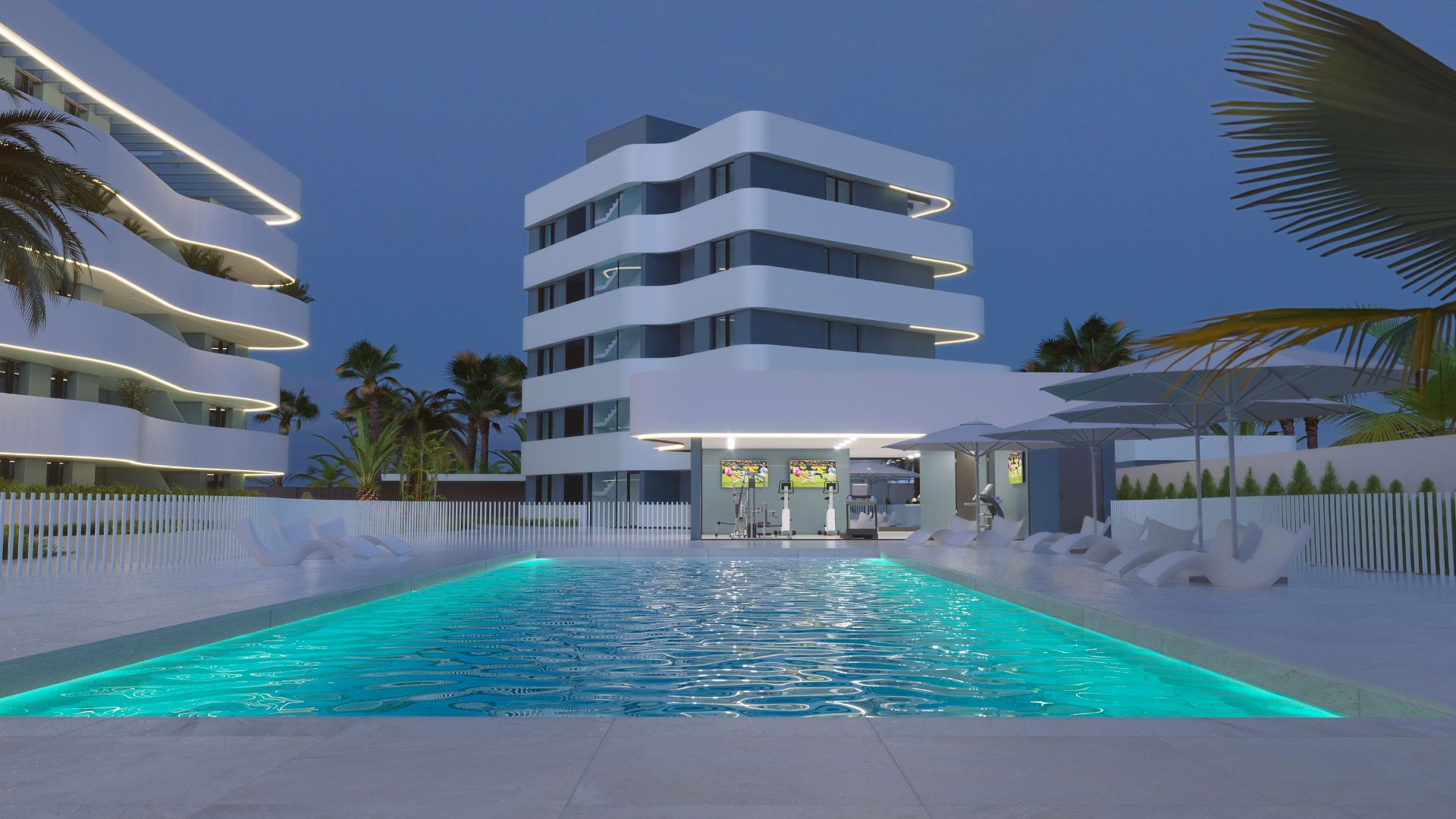 Piscina de Apartamento en venta en Guardamar del Segura con Aire acondicionado, Calefacción y Terraza