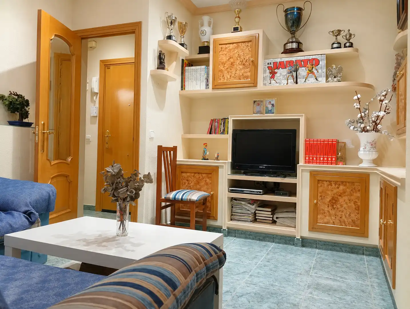 Sala d'estar de Casa o xalet en venda en Getafe