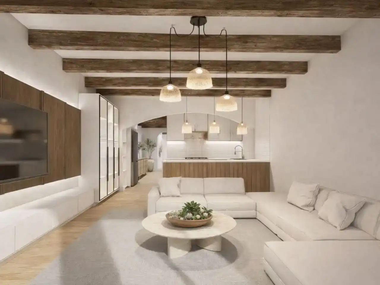 Sala de estar de Piso en venta en Vilanova i la Geltrú