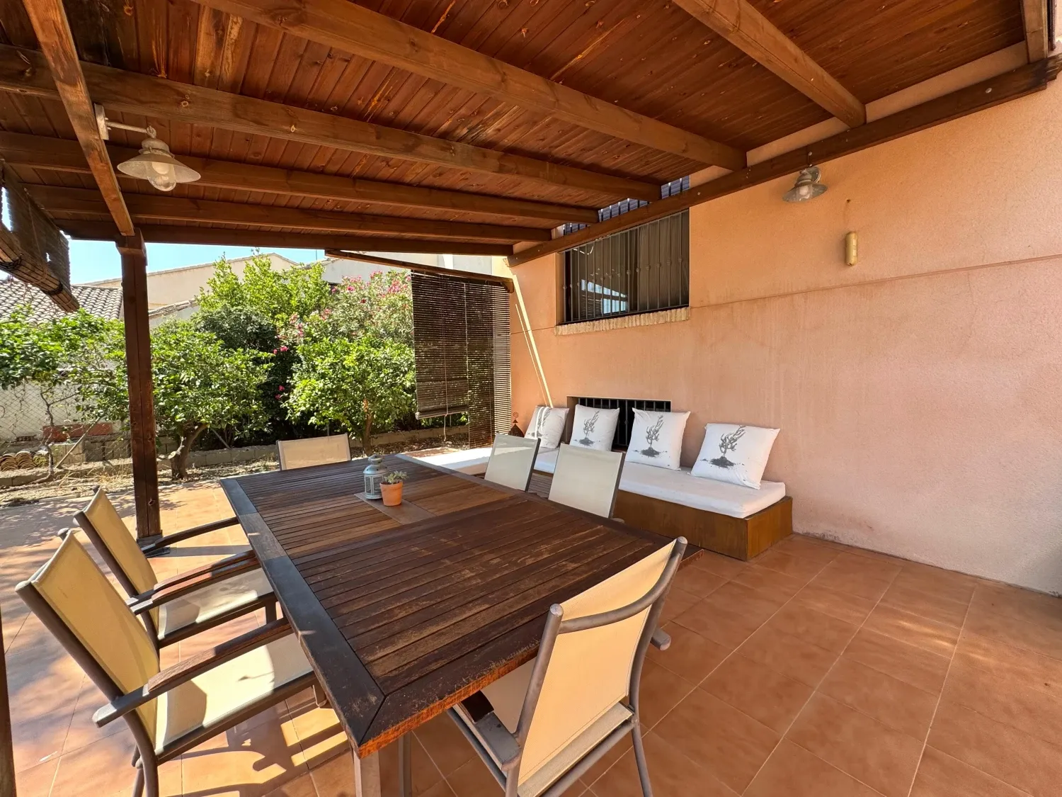Terrace of House or chalet for sale in  Murcia Capital  with Air Conditioner, Heating and Private garden