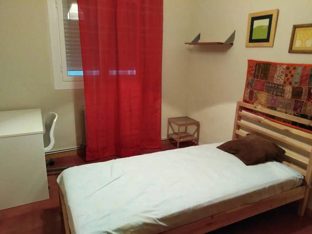 Bedroom of Flat for rent in Almansa  with Heating, Terrace and Furnished
