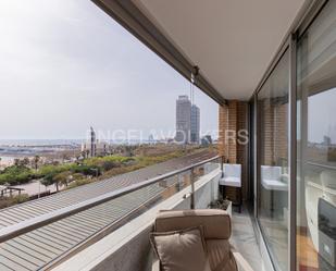 Vista exterior de Apartament de lloguer en  Barcelona Capital amb Aire condicionat i Terrassa