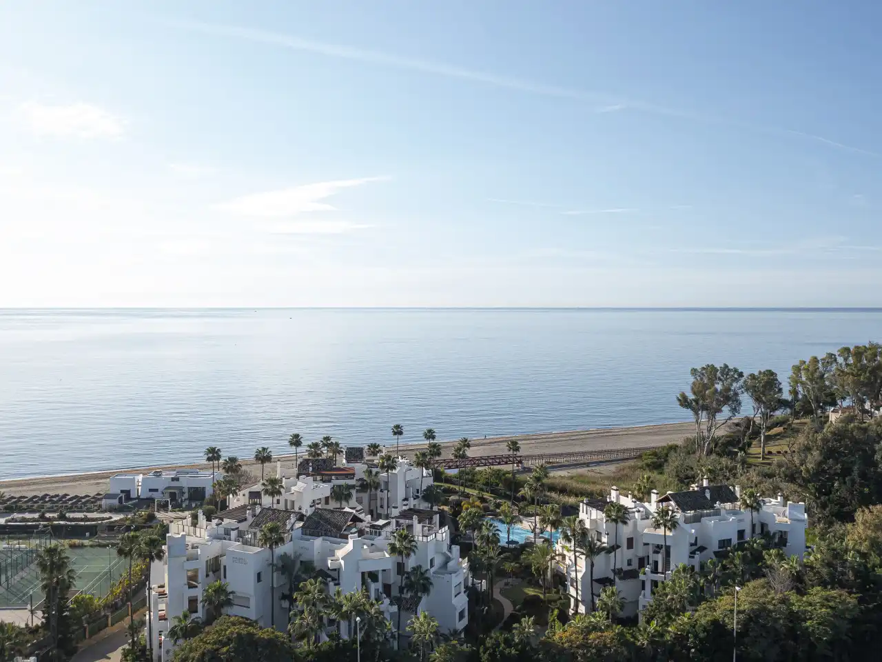 Exterior view of Duplexes for sale in Estepona  with Air Conditioner, Heating and Terrace