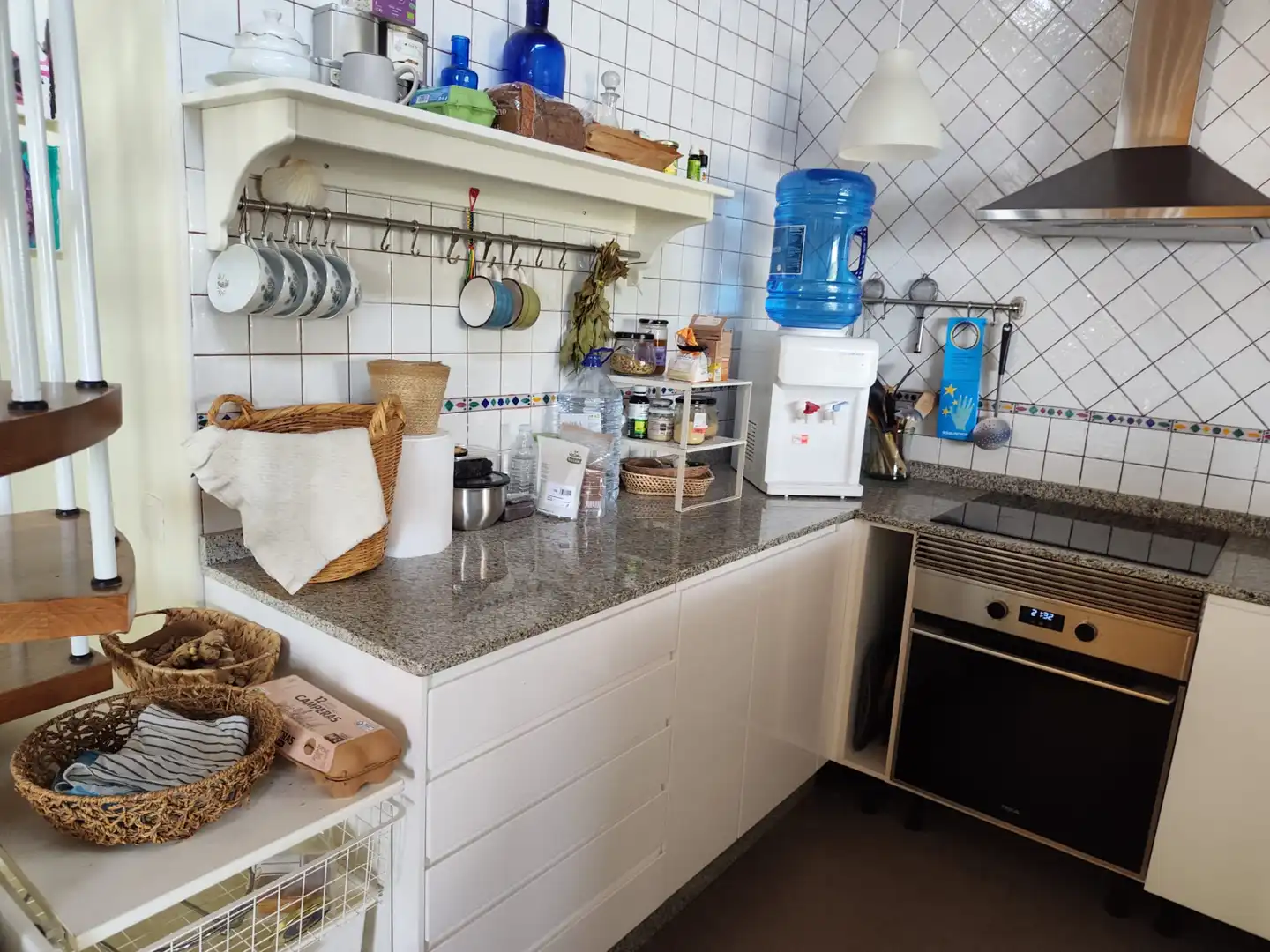 Küche von Country house zur Miete in Salobreña mit Privatgarten, Terrasse und Schwimmbad