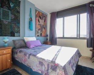 Bedroom of Flat to share in  Barcelona Capital  with Air Conditioner, Heating and Terrace